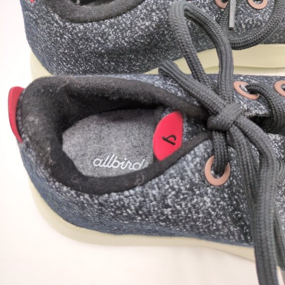 Allbirds Wool Runner Mizzles W10 Gray Water Repellent‎ Sneakers Merino Walking - Picture 4 of 9